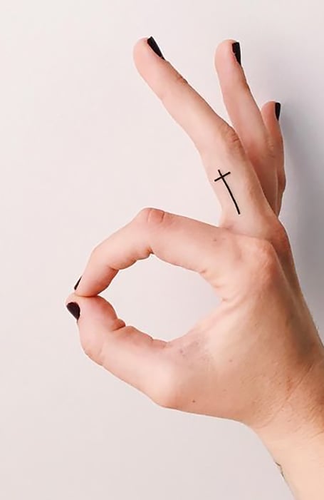 Small Cross Tattoo