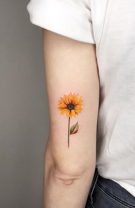 Sunflower Tattoo