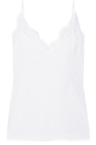 The Marisol Lace Trimmed Gauze Camisole