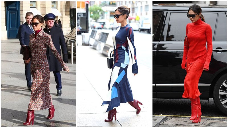 Victoria Beckham Co Ords With Boots