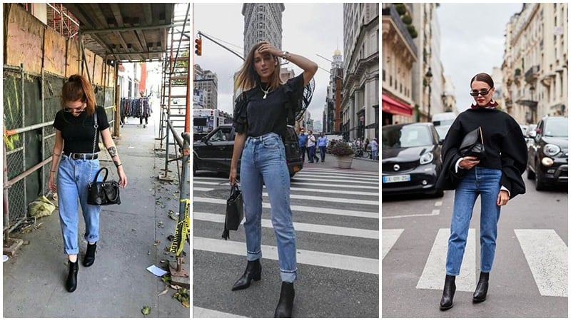 How To Wear Mom Jeans With Style The Trend Spotter