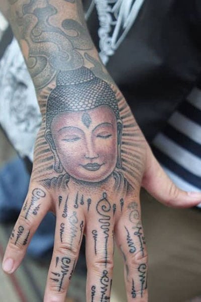 Buddha Hand Tattoo