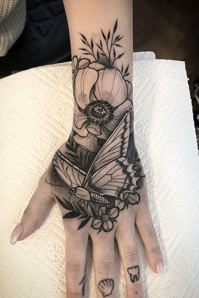 30 Side Hand Tattoos For Women