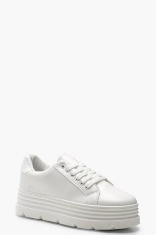 Cleated Platform Sneakers