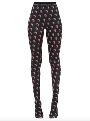 Crescent Moon Print Leggings