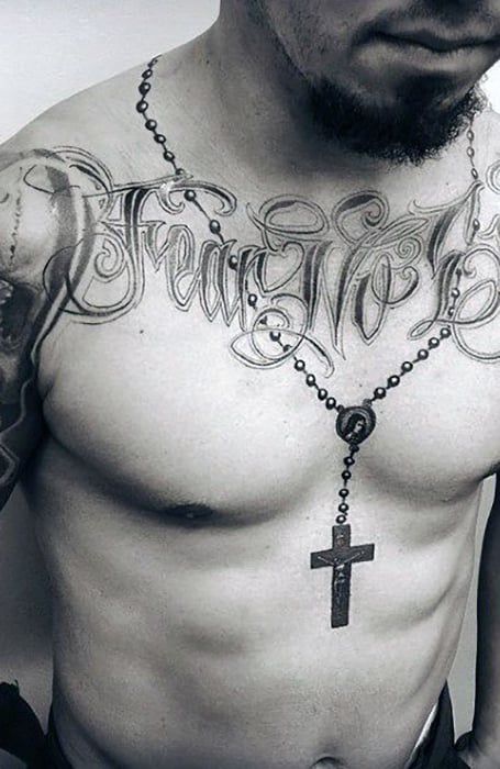 Cross Necklace Tattoo