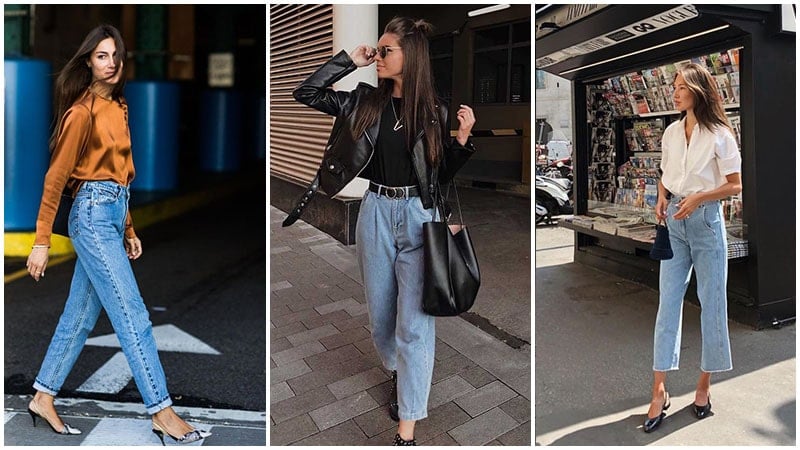 How To Wear Mom Jeans With Style The Trend Spotter