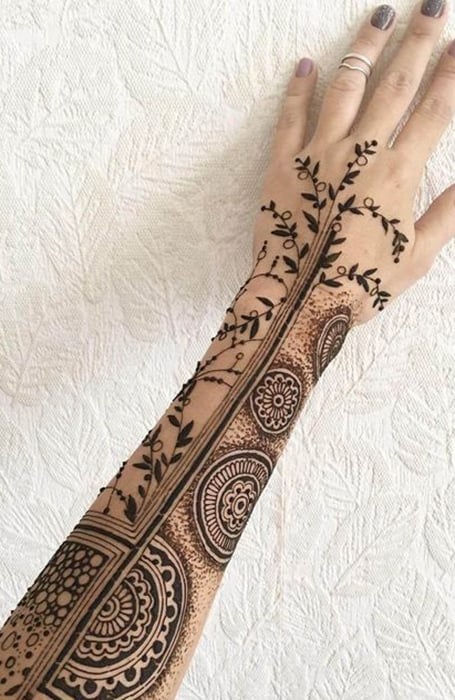 Forearm Henna Tattoo