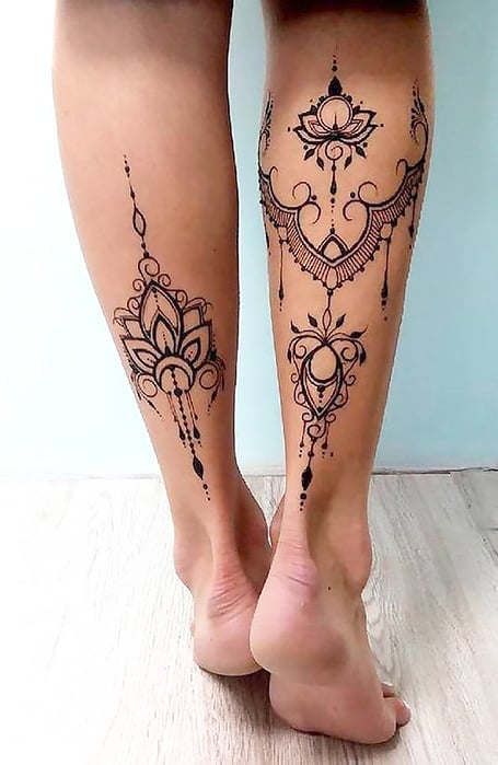 30 Beautiful Henna Tattoo Design Ideas