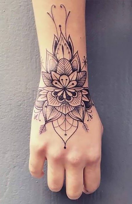 Henna Wrist Tattoo