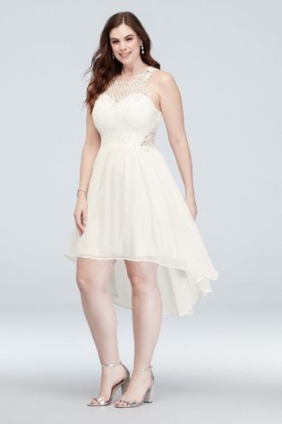 wedding dress style for short and curvy