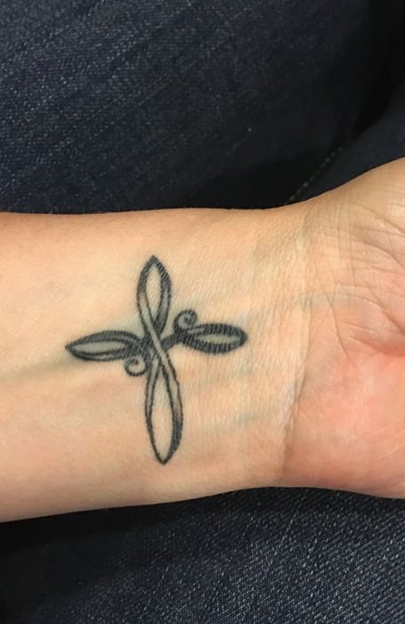 Infinity Cross Tattoo