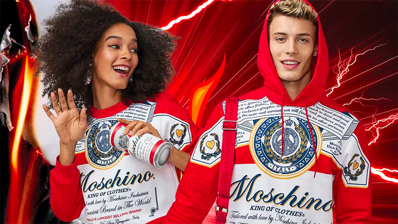 Moschino Collaborates With Budweiser