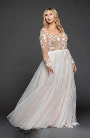Remmington Embellished English Tulle Gown