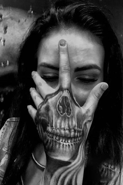 Skull Hand Tattoo