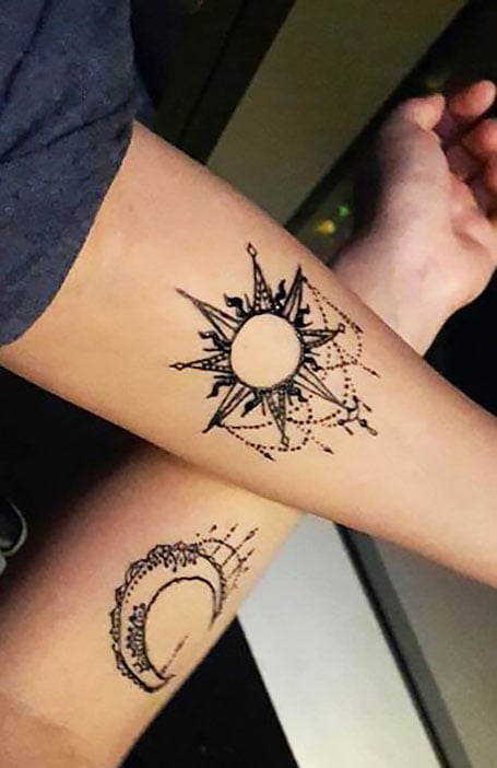 Sun Henna Tattoo