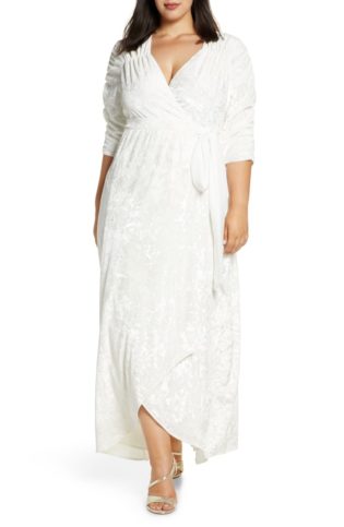 Vie En Crushed Velvet Gown
