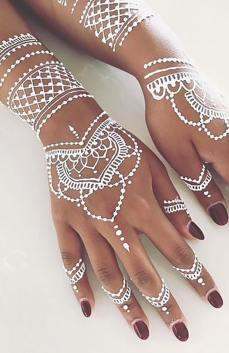 18 Beautiful Henna Tattoo Designs To Try The Trend Spotter