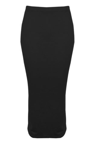 Basic Jersey Midi Skirt