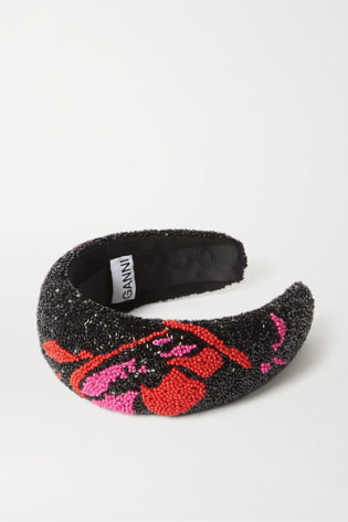 Beaded Crepe Headband