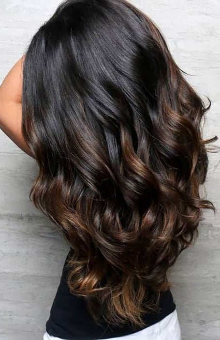 Balayage Black Hair