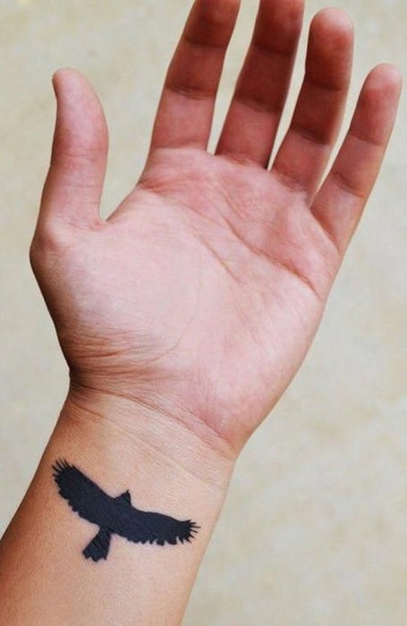 Bird Tattoo On The Wrist