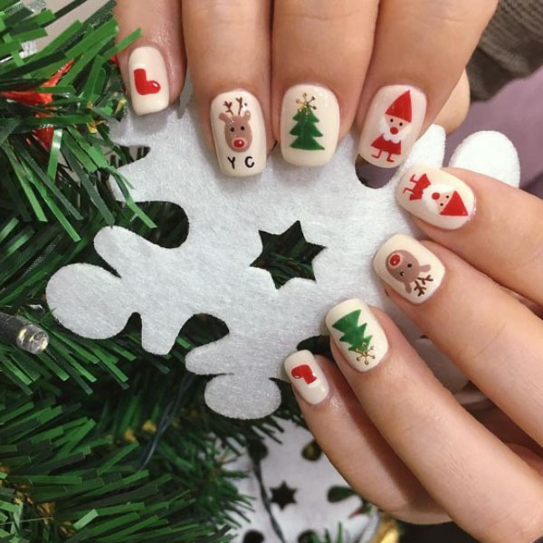 Cute Christmas Nails