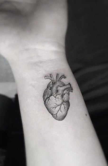 Heart Wrist Tattoo