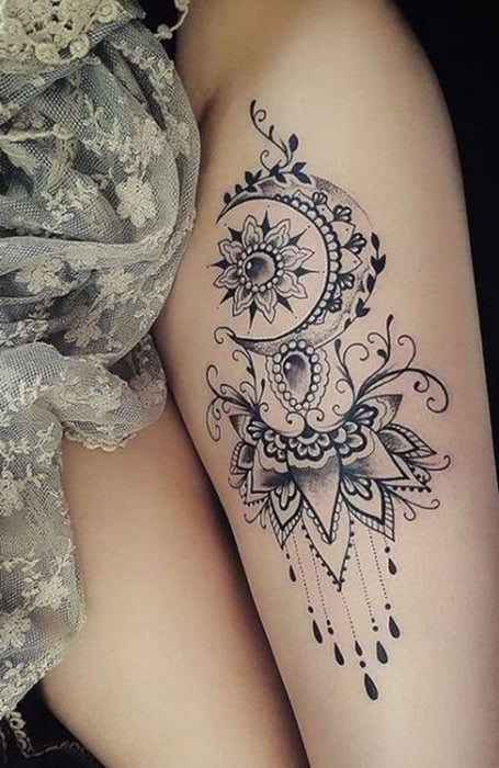 20 feminine classy thigh tattoos ideas for women in 2023  Tukocoke