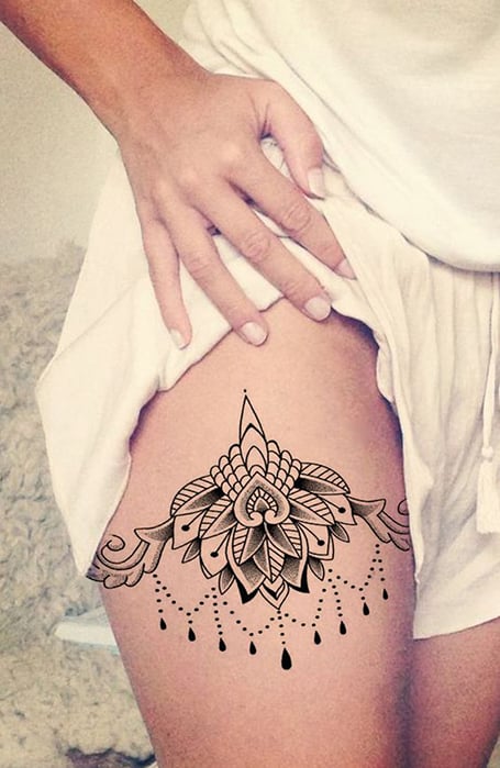 Sexy Thigh Tattoos For Women In 21 The Trend Spotter