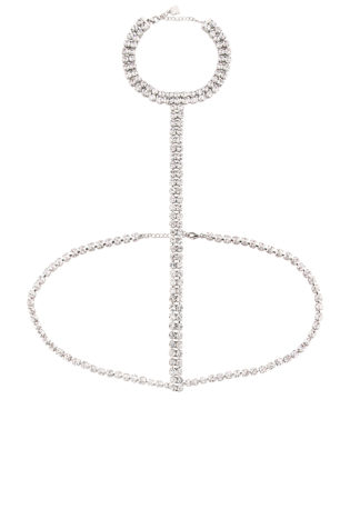 Nbd Paris Body Chain In Silver From Revolve.com