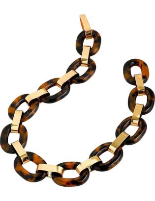 Oversized Lucite Chain Necklace