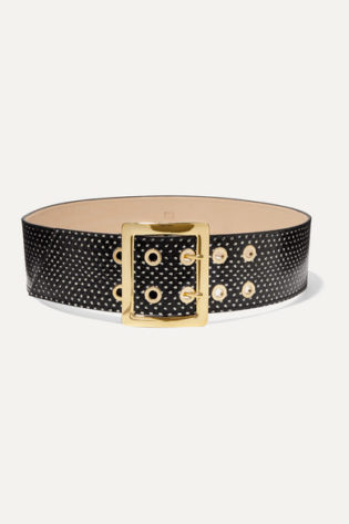 Printed Elaphe Waist Belt