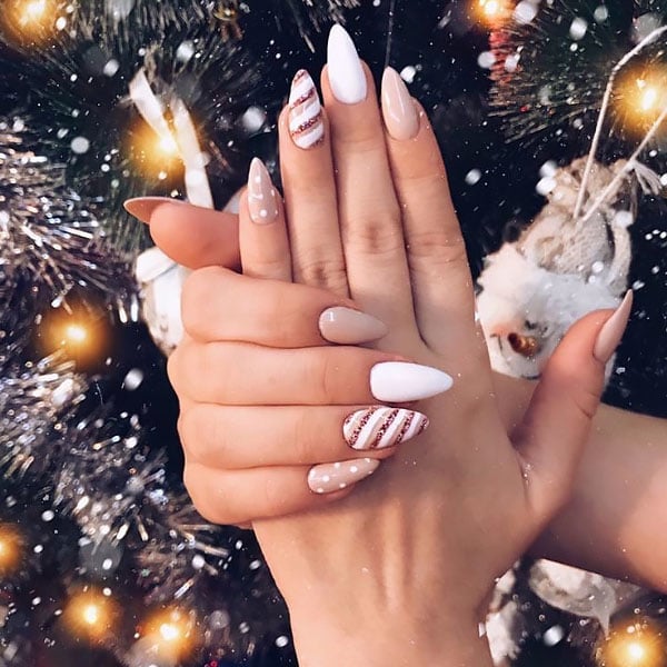 Pastel Christmas Nails