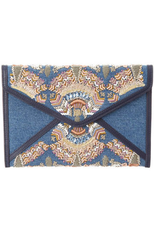 Rebecca Minkoff Leo Leather Clutch