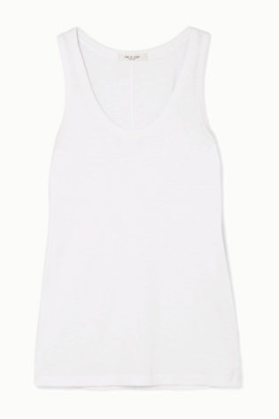 Slub Stretch Pima Cotton Jersey Tank
