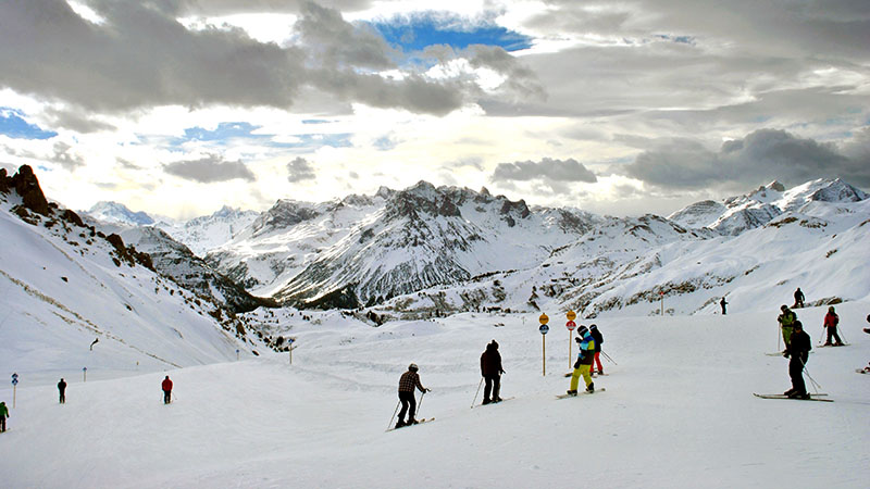 Lech Zurs Am Arlberg Vorarlberg Austrian Alps Austria