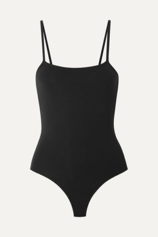 Atm Anthony Thomas Melillo Stretch Pima Cotton Jersey Thong Bodysuit