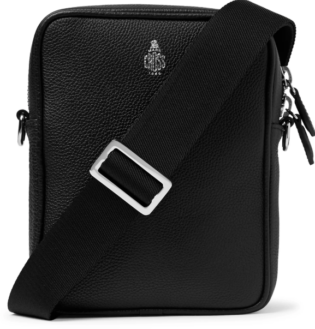 Black Scott Full Grain Leather Messenger Bag | Mark Cross | Mr Porter