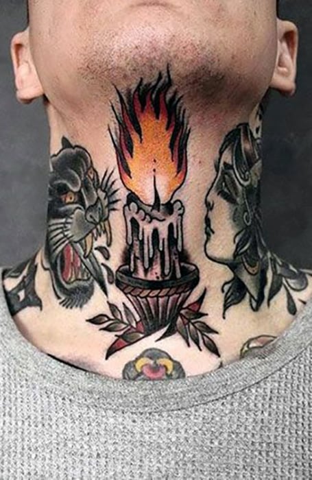 24 Back Neck Tattoos For Men