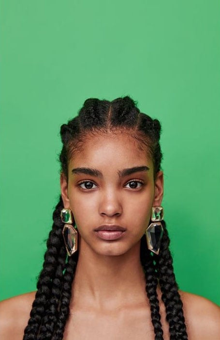 44 Beautiful Ways to Wear Braids This Season  Double dutch ponytails