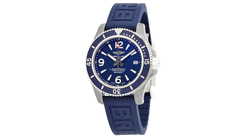 Breitling Superocean Chronometer Blue Dial Men's Watch