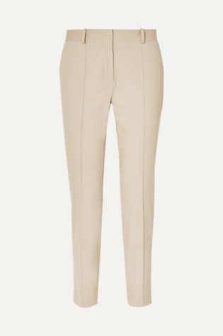 Cotton Twill Slim Leg Pants