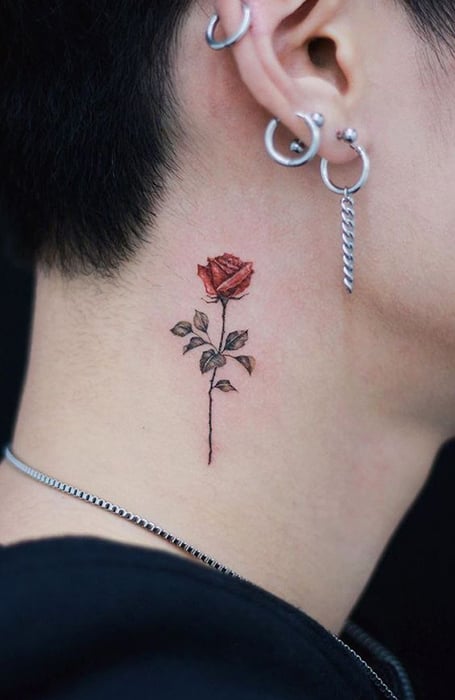 70 Coolest Neck Tattoos for Women in 2023  Saved Tattoo