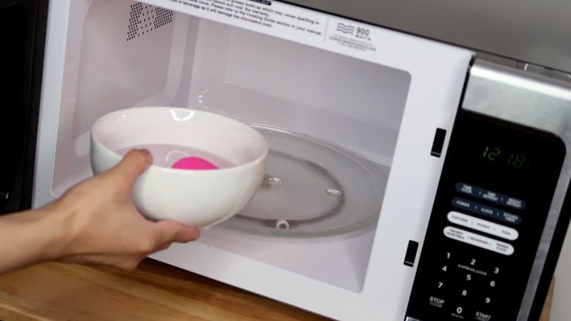 Clean Makeup Sponge In A Microwave