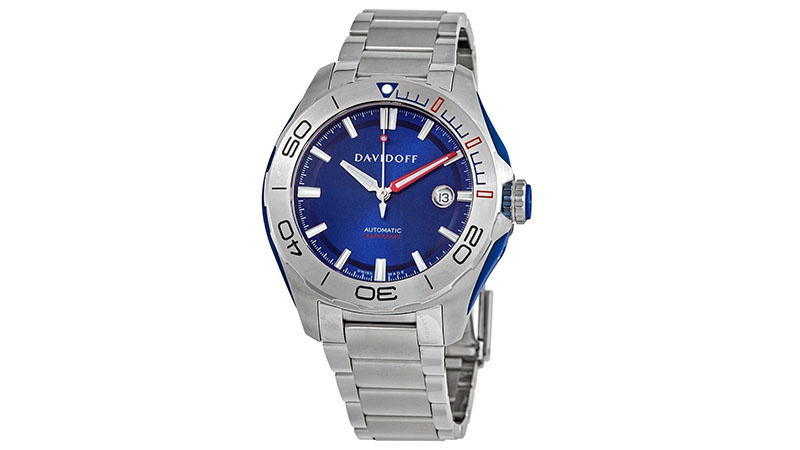 Davidoff Velocity Diver Automatic Blue Dial Men's Watch