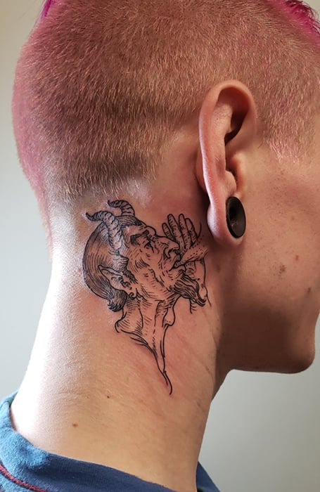 Tasteful Tattoos on Your Face Neck Head or Ears  HubPages