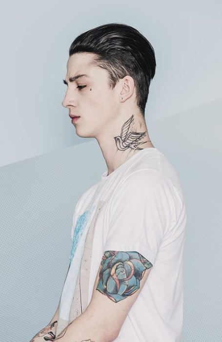 30 Coolest Neck Tattoos for Men - Luv68