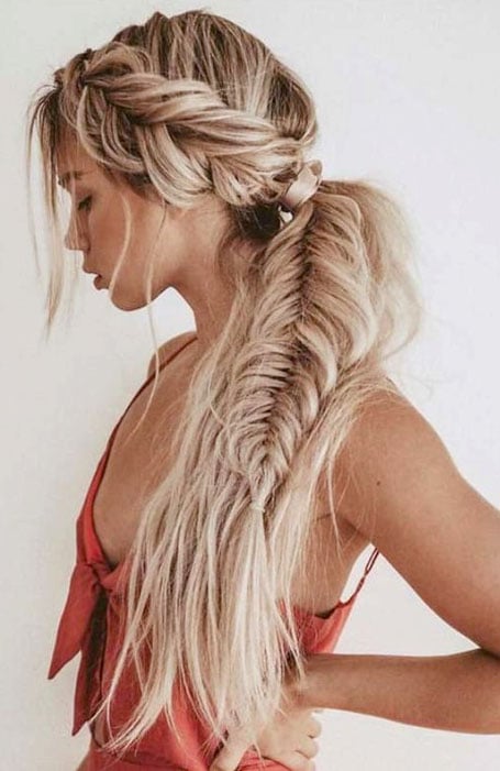 Fishtail Dutch Braid