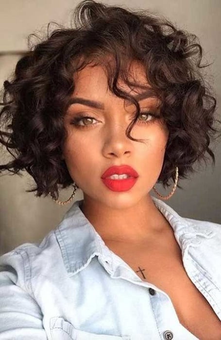 Hairstyle For Short Permed Black Hair